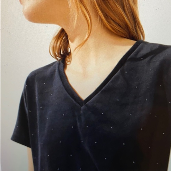 LOFT VELOUR SHORT SLEEVE TOP - Picture 15 of 15